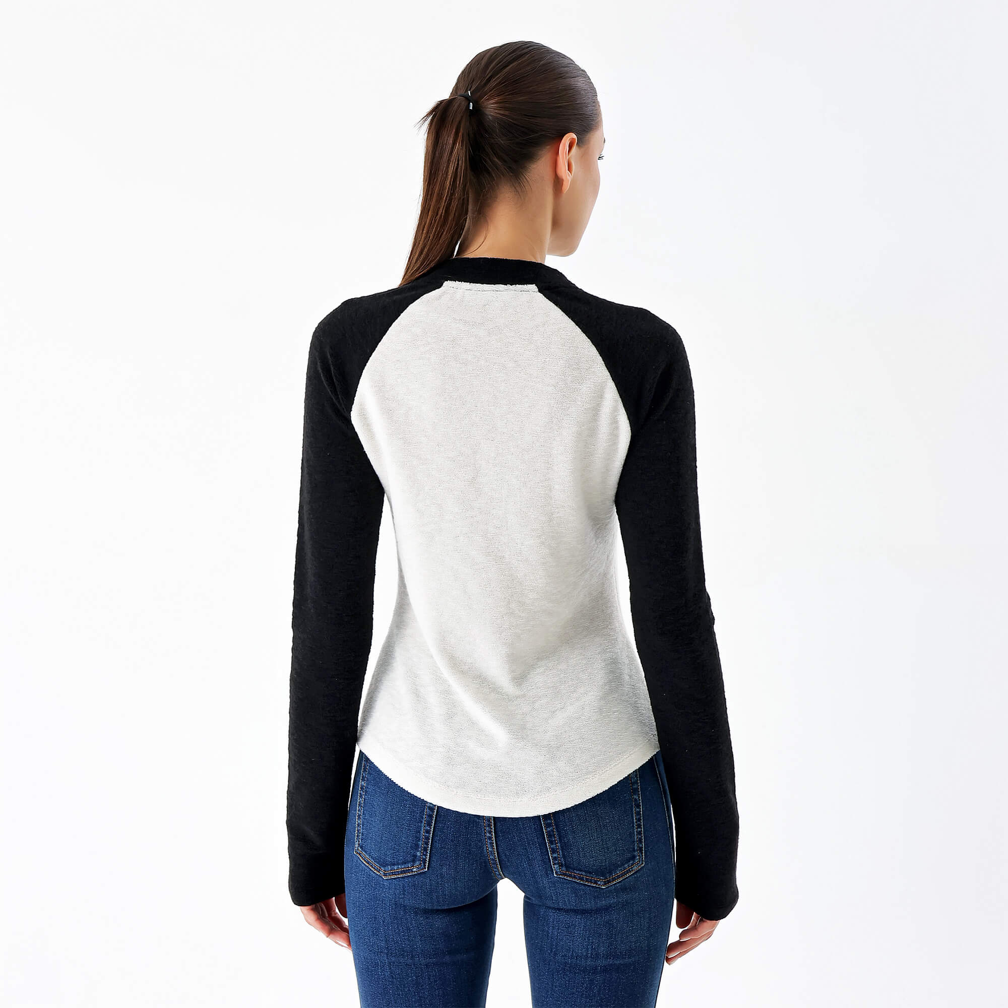 Balmain - White&Black Towel Sweater